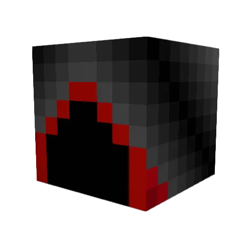 WarGamR Minecraft avatar head, 3D render