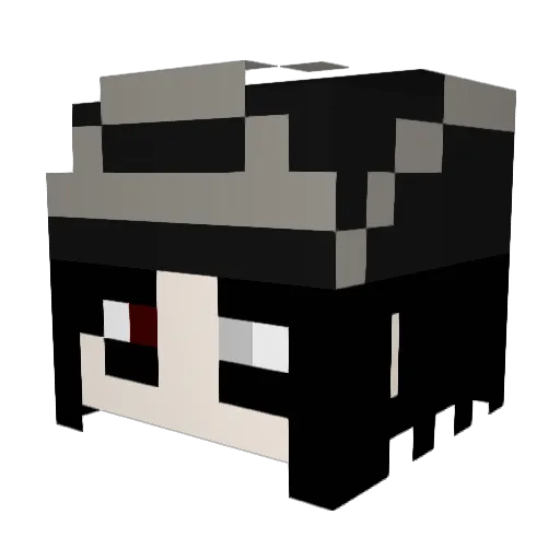 WarGamer6 Minecraft avatar head, 3D render