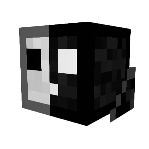 WarHeadWolf56 Minecraft avatar head, 3D render