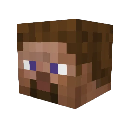 WarMac Minecraft avatar head, 3D render