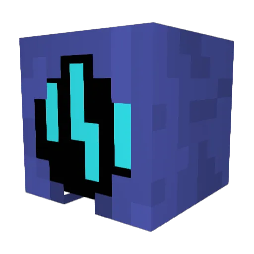 WarMachineBG Minecraft avatar head, 3D render