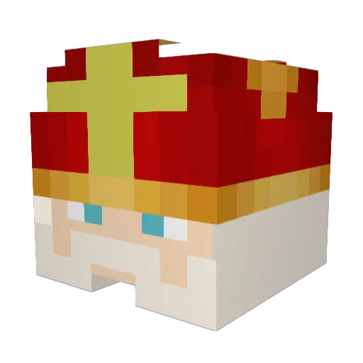 WarNymph06 Minecraft avatar head, 3D render