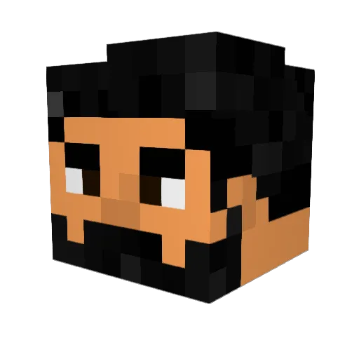 War_Shaman Minecraft avatar head, 3D render