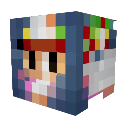 War_Sprinkles Minecraft avatar head, 3D render