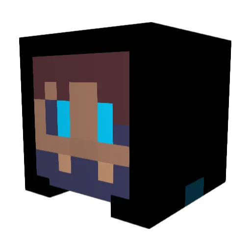 War_strike Minecraft avatar head, 3D render