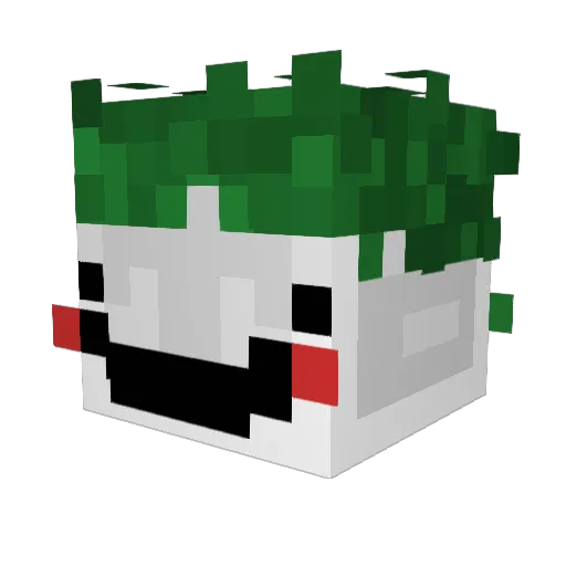 Warab1_JP Minecraft avatar head, 3D render