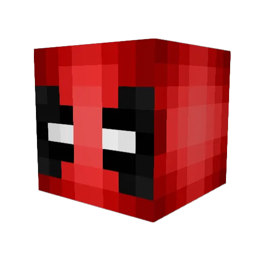 Warbenicky Minecraft avatar head, 3D render