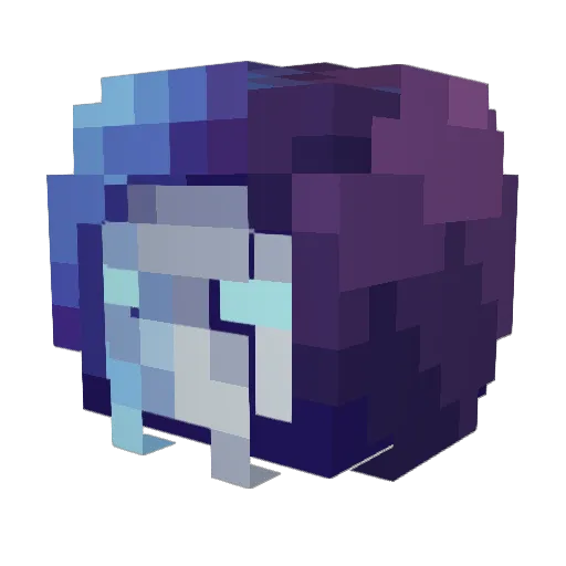 Warbird32 Minecraft avatar head, 3D render
