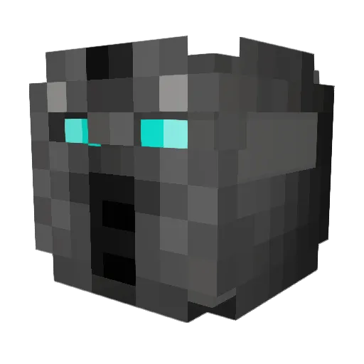 Warcingen Minecraft avatar head, 3D render