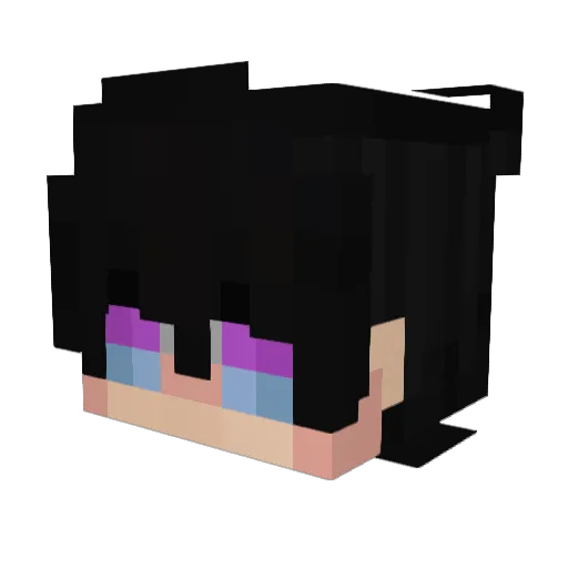 Warclipes_ Minecraft avatar head, 3D render