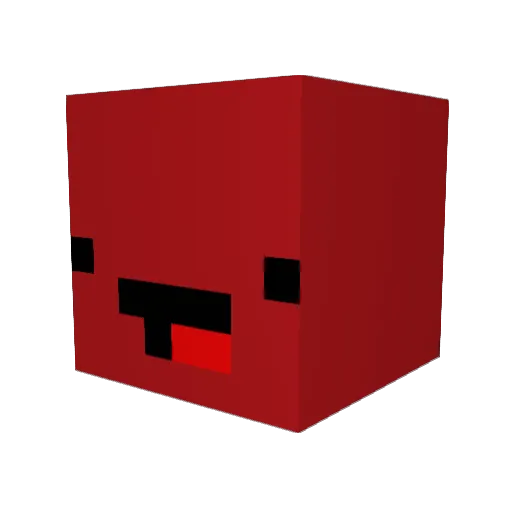 Warcos Minecraft avatar head, 3D render