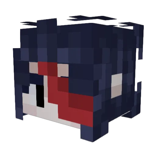 Warcree9 Minecraft avatar head, 3D render