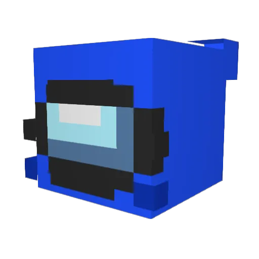 Wardawgz17 Minecraft avatar head, 3D render