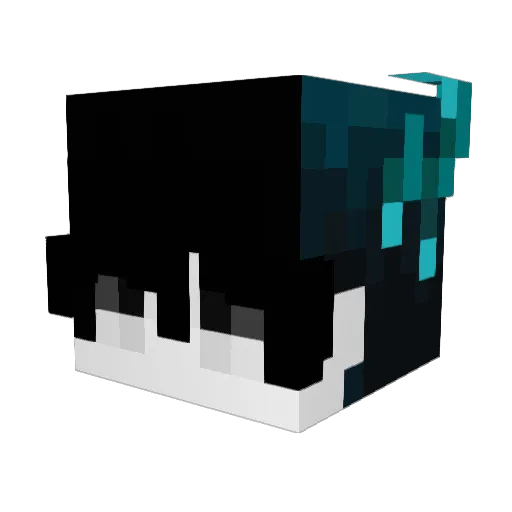 WardebFx Minecraft avatar head, 3D render