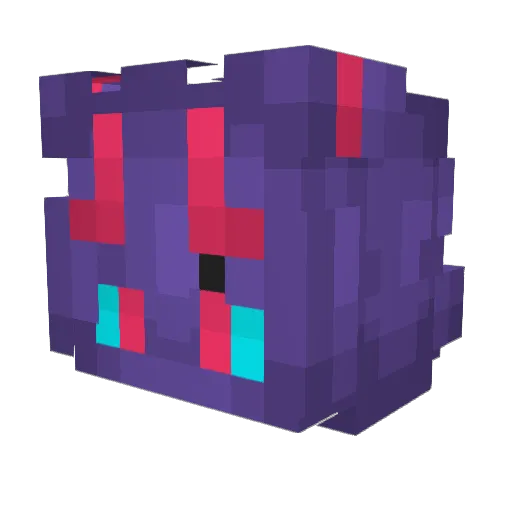 WardenOzma Minecraft avatar head, 3D render
