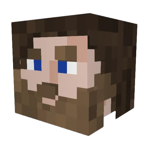Warg__ Minecraft avatar head, 3D render