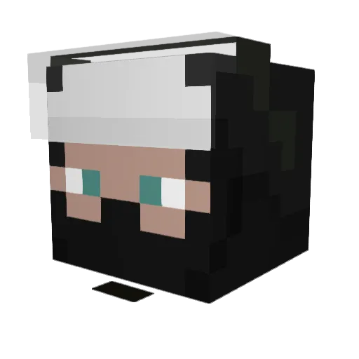 WarheadGames Minecraft avatar head, 3D render