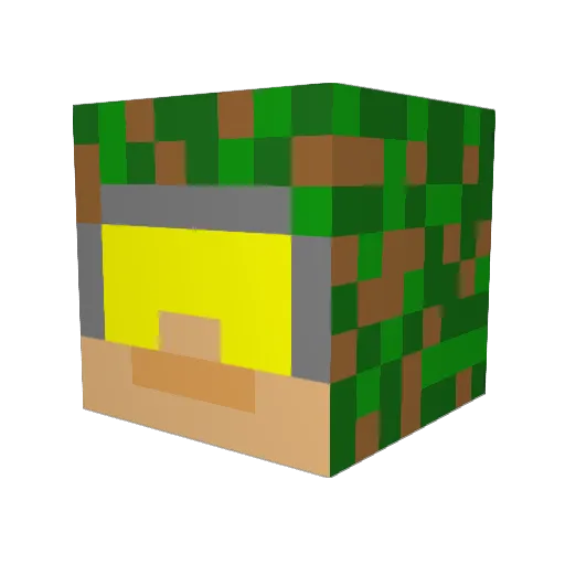Warhead_18 Minecraft avatar head, 3D render