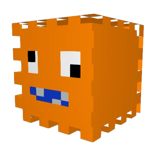 WariPoloHDG Minecraft avatar head, 3D render