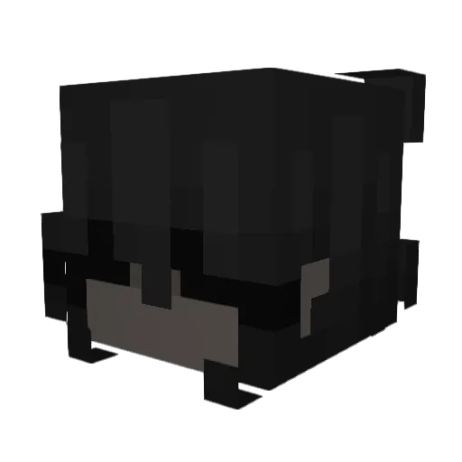 Wariha Minecraft avatar head, 3D render