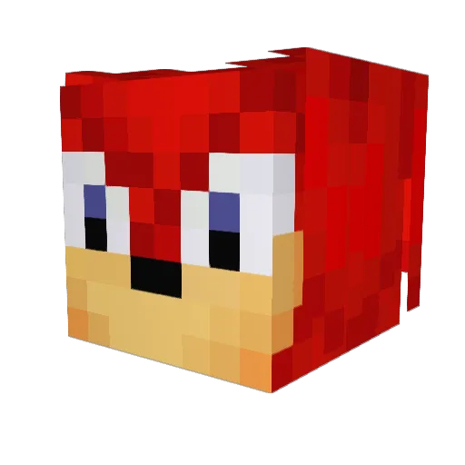 Wark_Wark Minecraft avatar head, 3D render