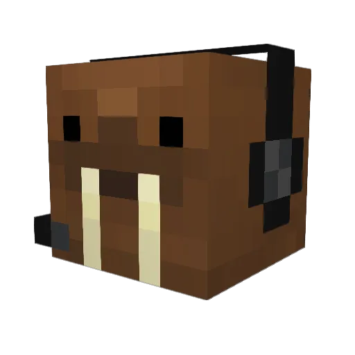 Warkeen Minecraft avatar head, 3D render