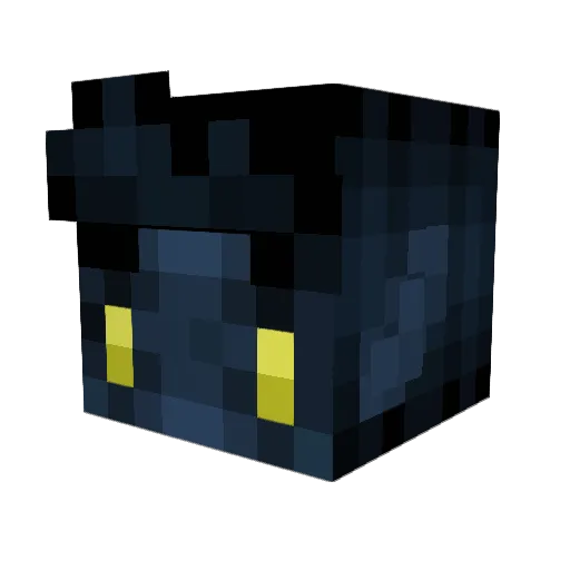 Warkyyy Minecraft avatar head, 3D render