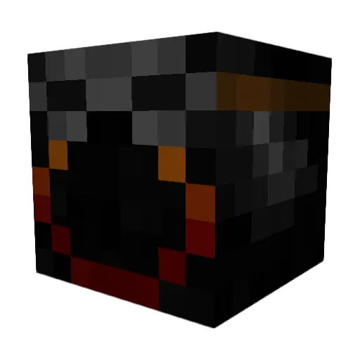 WarlockArcher Minecraft avatar head, 3D render