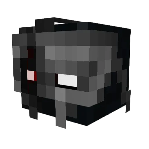 Warlord58 Minecraft avatar head, 3D render