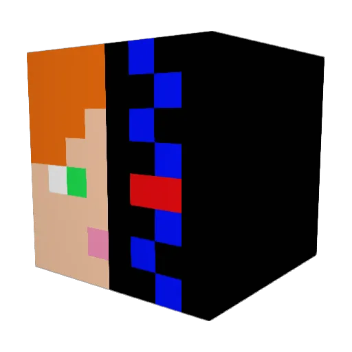 WarlordStrange Minecraft avatar head, 3D render