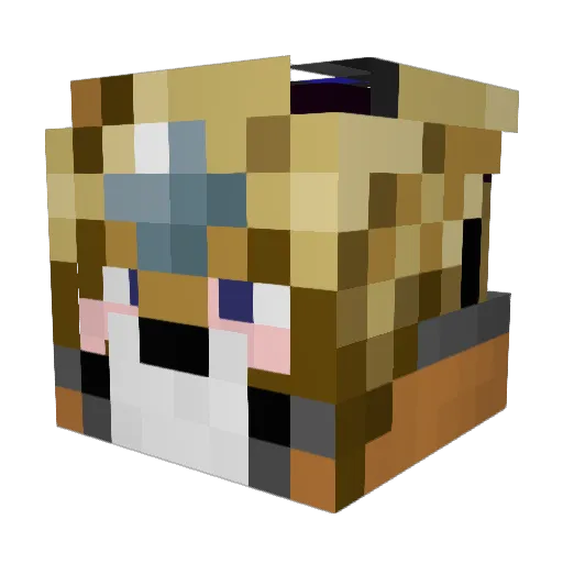 Warlord_Breaker Minecraft avatar head, 3D render