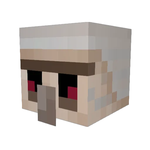 Warmaker28 Minecraft avatar head, 3D render