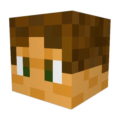 WarmishSum66090 Minecraft avatar head, 3D render