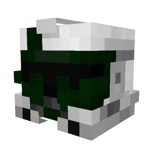 Warpath7001 Minecraft avatar head, 3D render