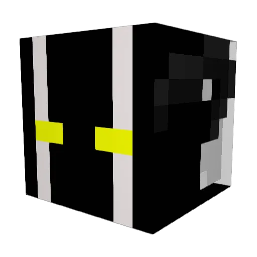 Warractrius Minecraft avatar head, 3D render