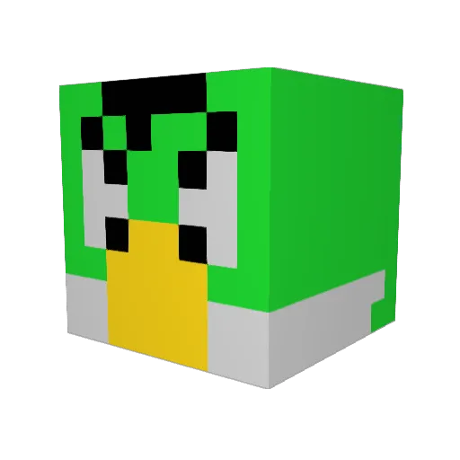 WarriorGrievous Minecraft avatar head, 3D render