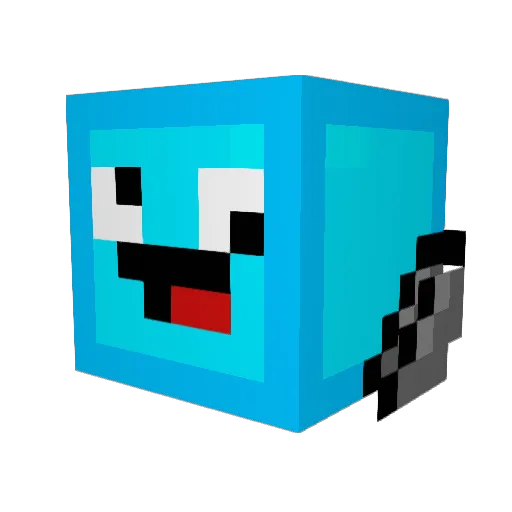 WarriorStar03 Minecraft avatar head, 3D render