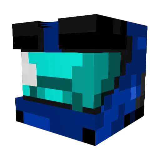 Warrior_firefly Minecraft avatar head, 3D render
