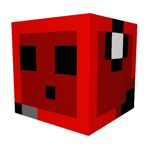 Warriorangle534 Minecraft avatar head, 3D render