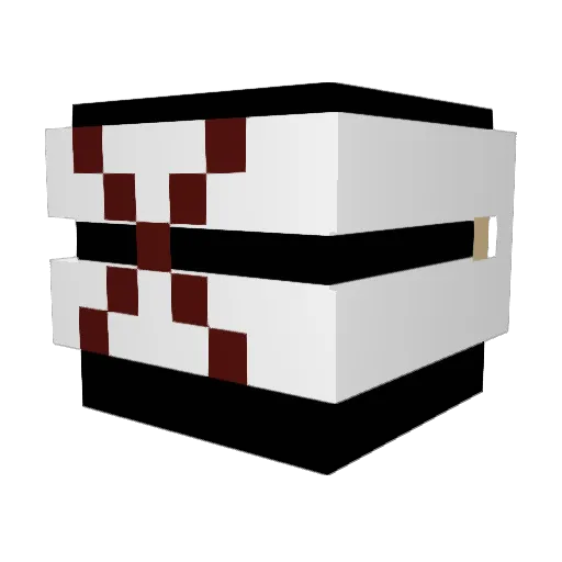 Warriorelite08 Minecraft avatar head, 3D render