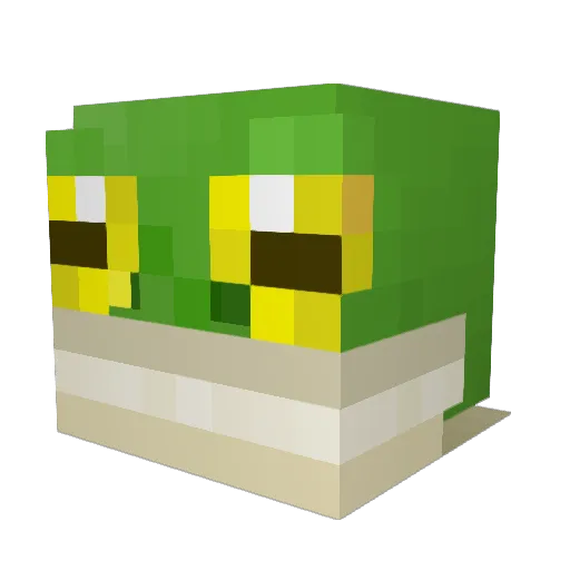 Warriors151 Minecraft avatar head, 3D render