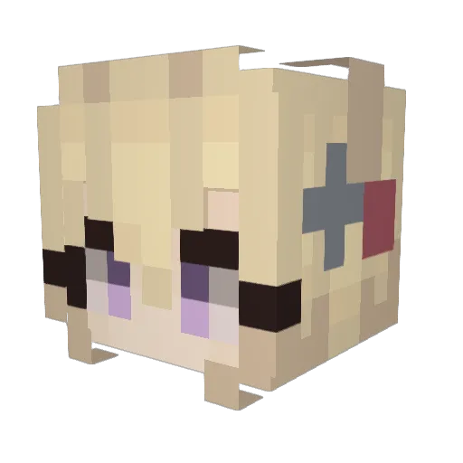 Warspite_Enjoyer Minecraft avatar head, 3D render