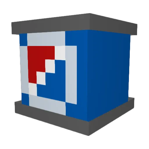 WarsurferJ Minecraft avatar head, 3D render