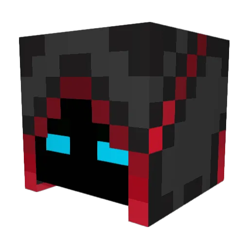 Wartether Minecraft avatar head, 3D render