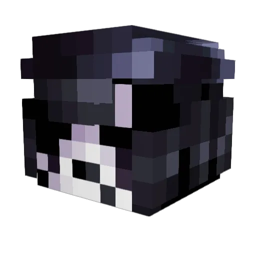 Wartob Minecraft avatar head, 3D render