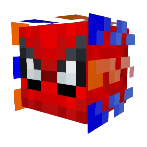 Wartrix58 Minecraft avatar head, 3D render
