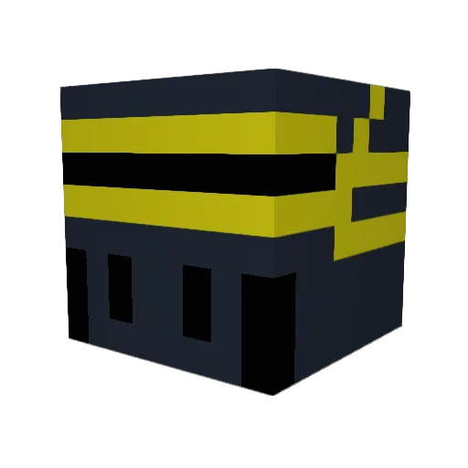 WarwickWalk Minecraft avatar head, 3D render