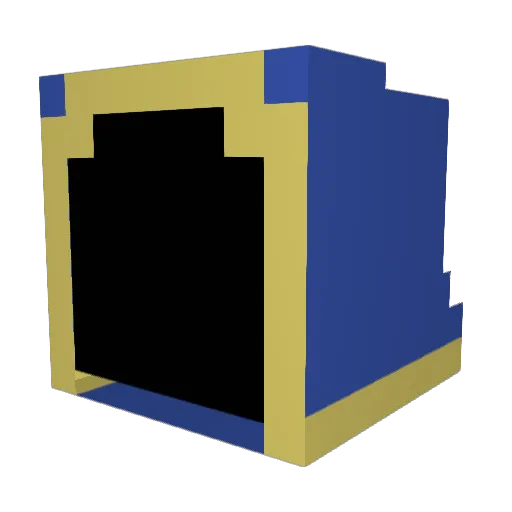 Waryguide7 Minecraft avatar head, 3D render