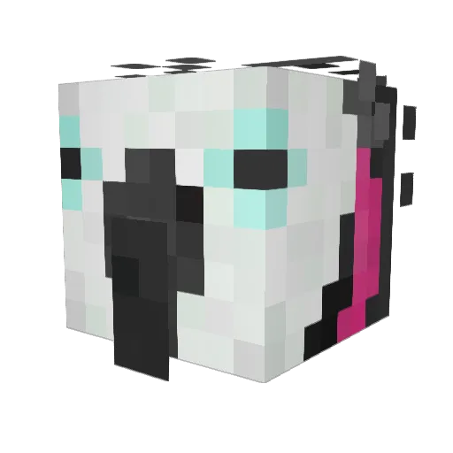 WarzenFisch Minecraft avatar head, 3D render