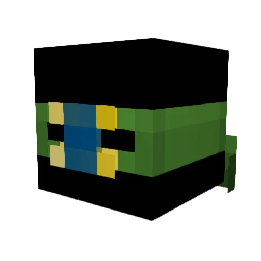 WasDDDDDDDDDDDdd Minecraft avatar head, 3D render